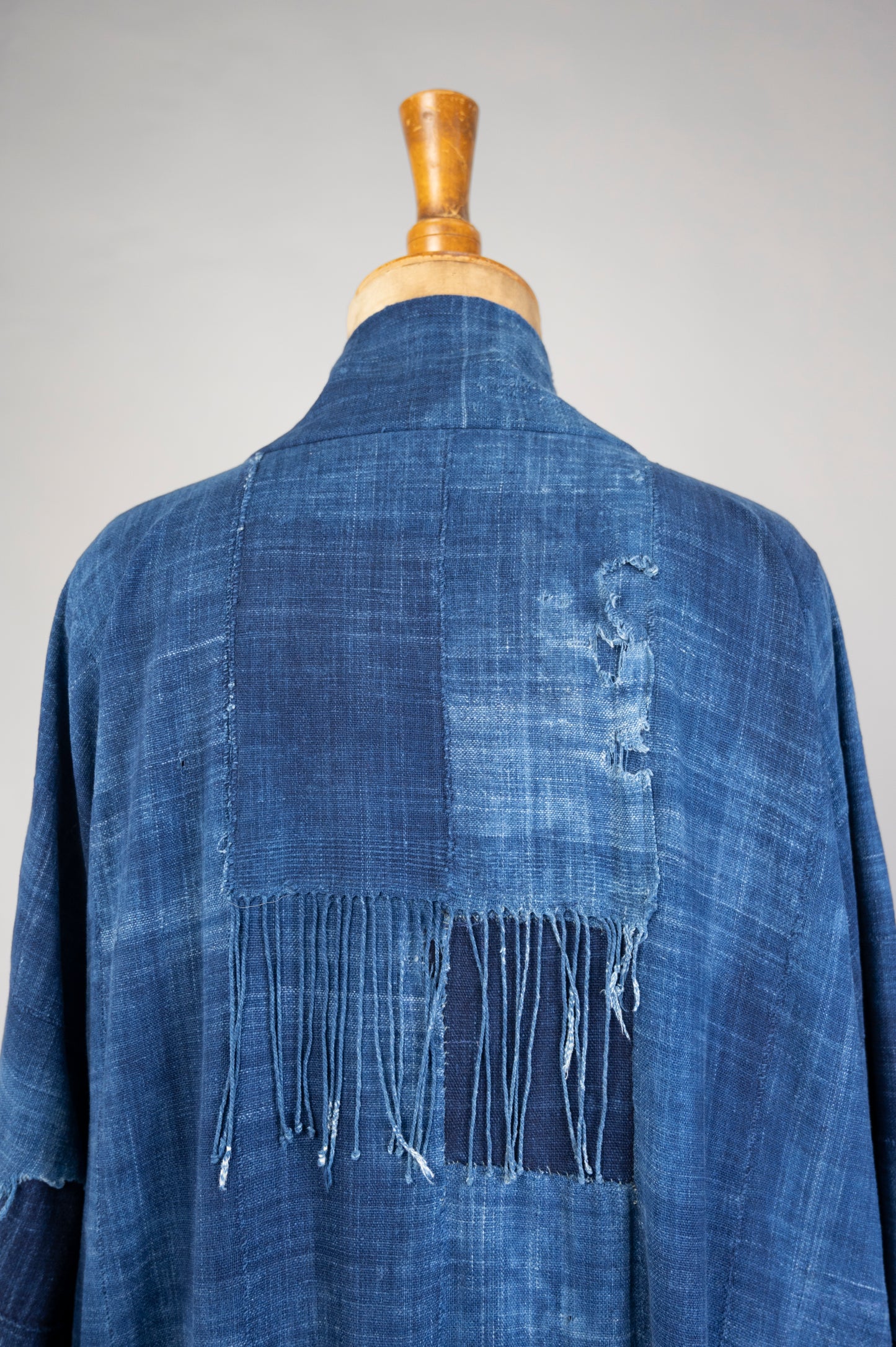 Distressed Vintage Indigo kimono