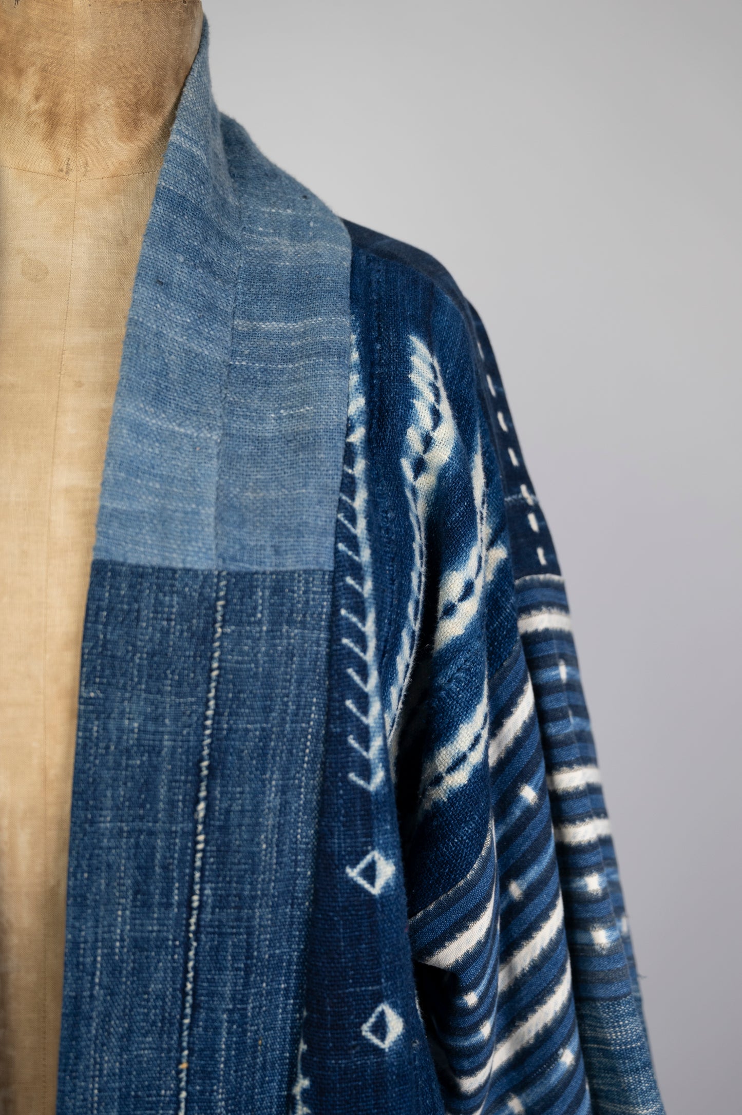 Patchworked Vintage Indigo Kimono