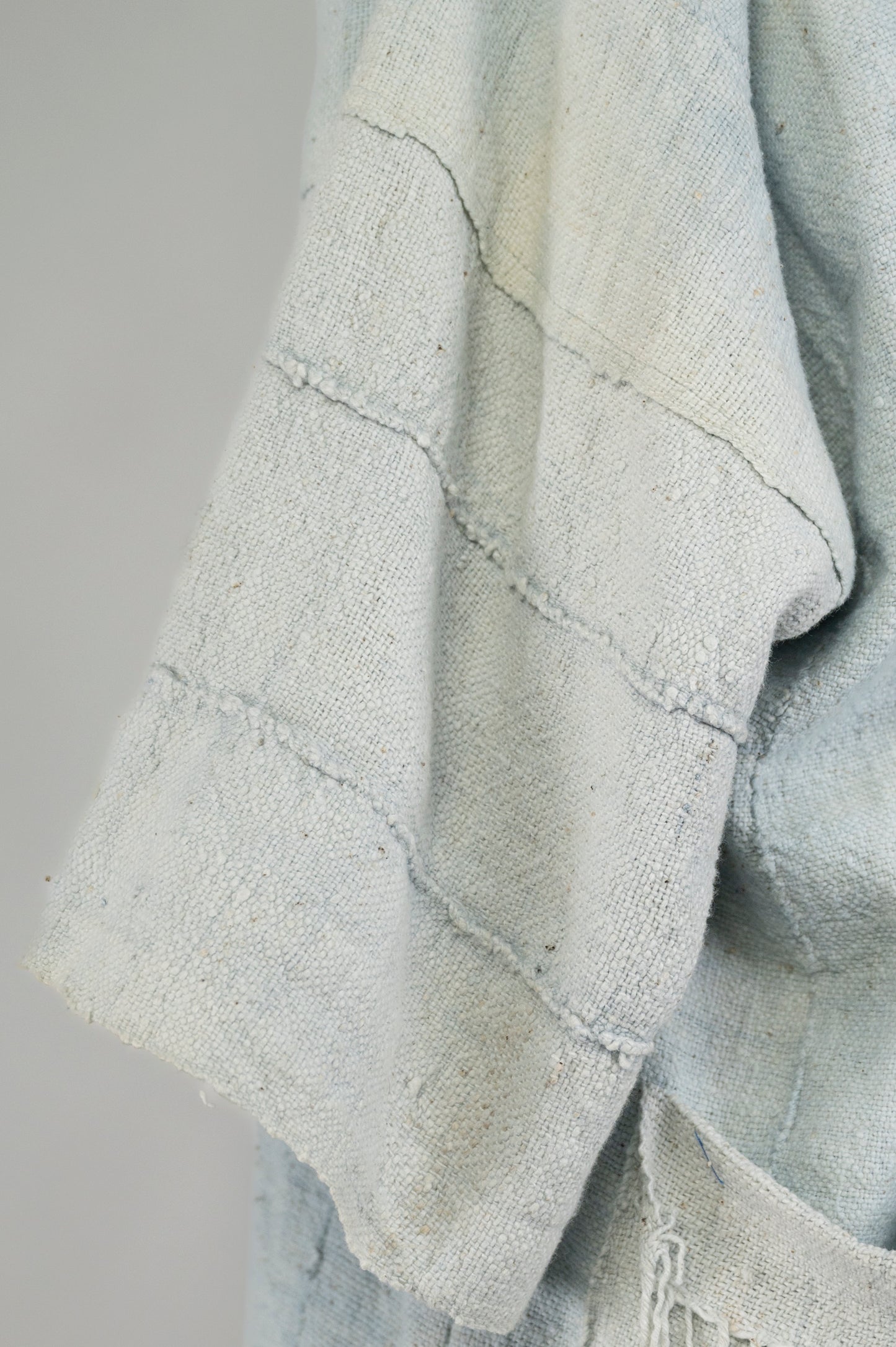 Raw Light Blue Indigo Kimono