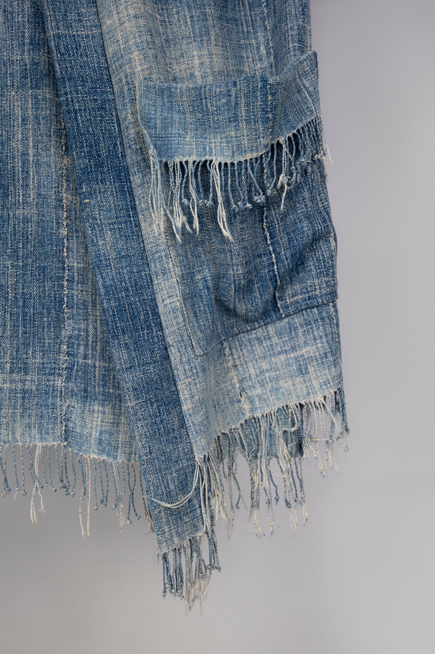 Light Blue Vintage Indigo Kimono