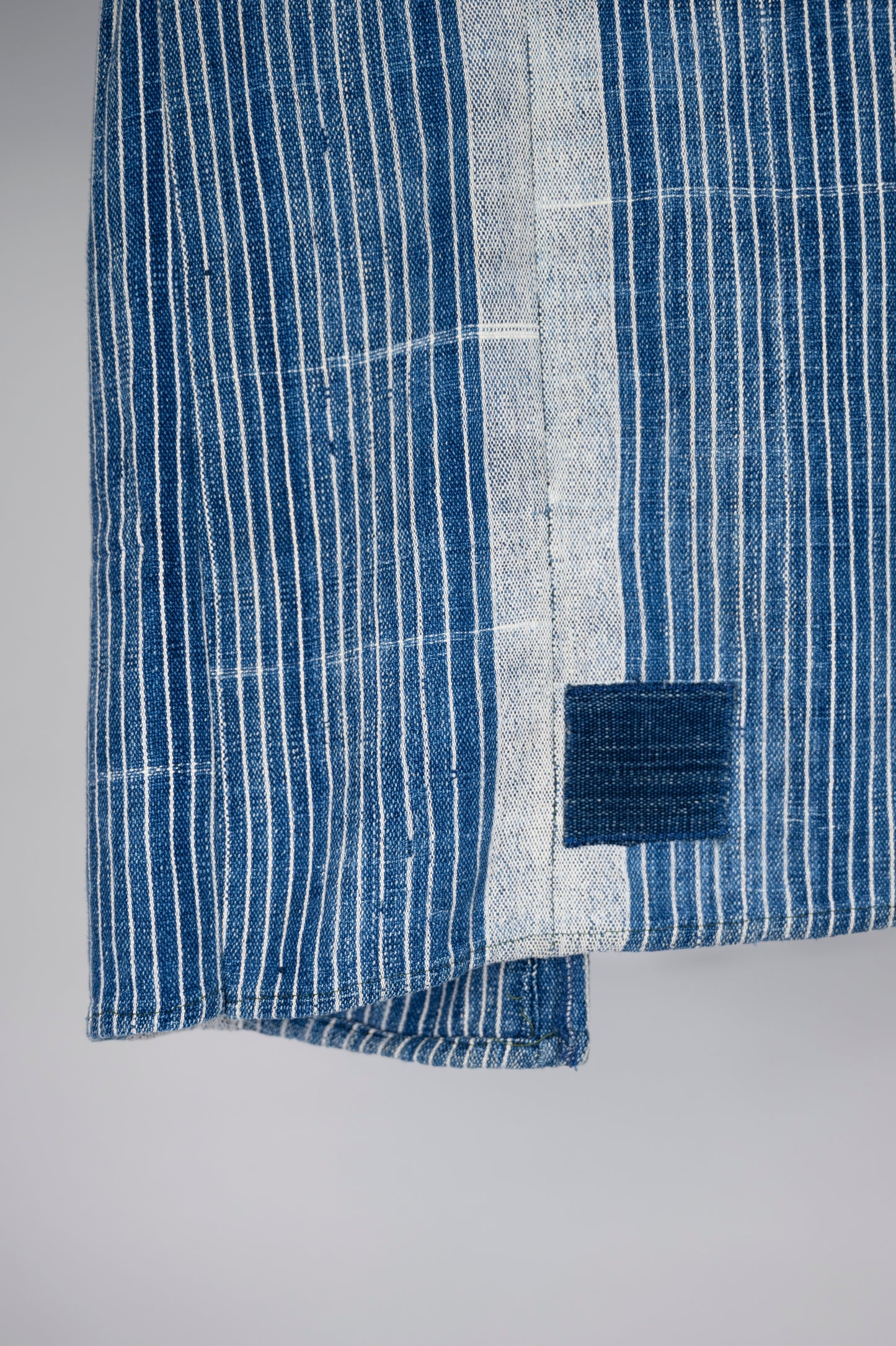 Vintage Indigo Striped Kimono