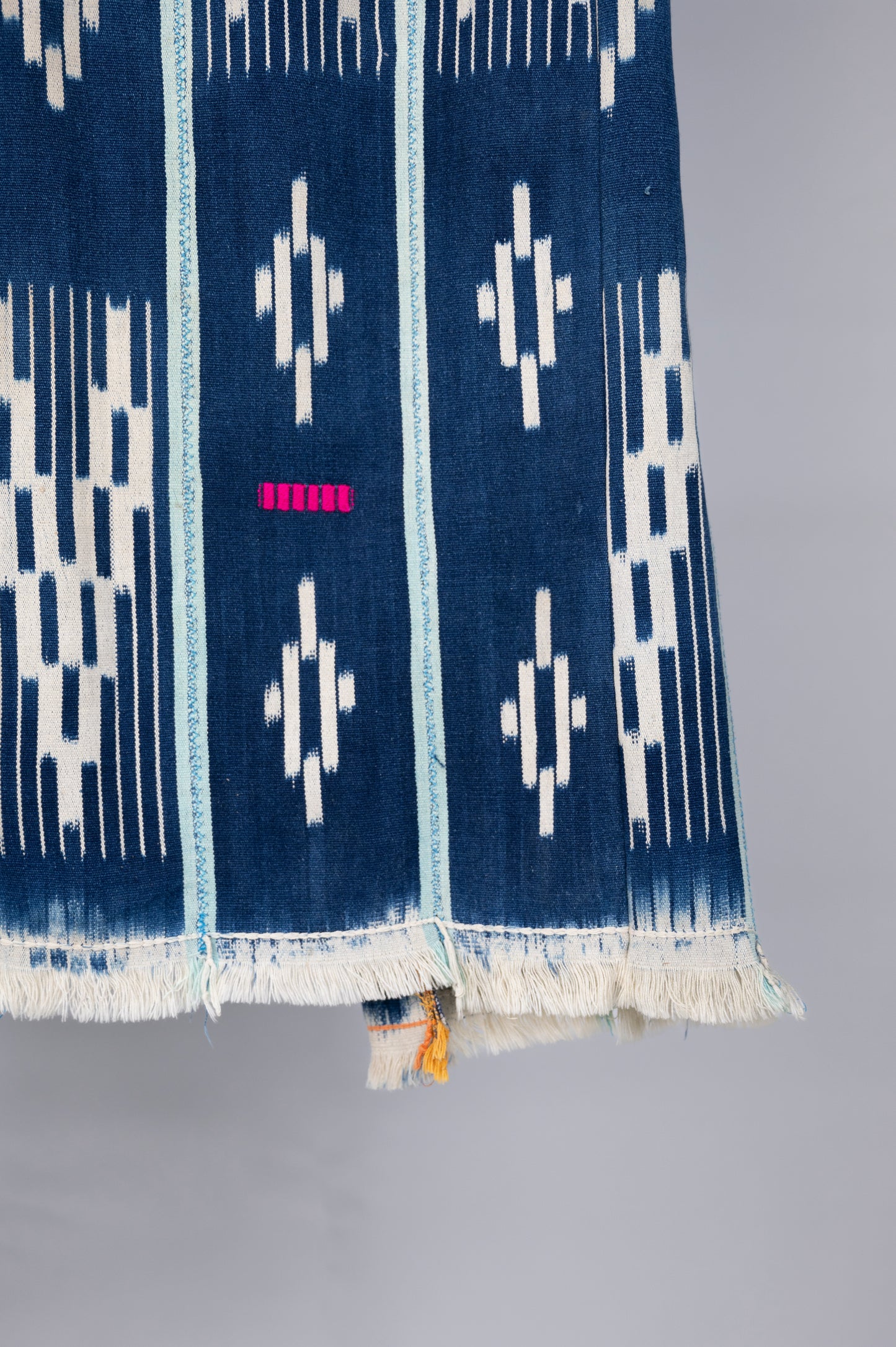 Long Ivory Coast Ikat kimono