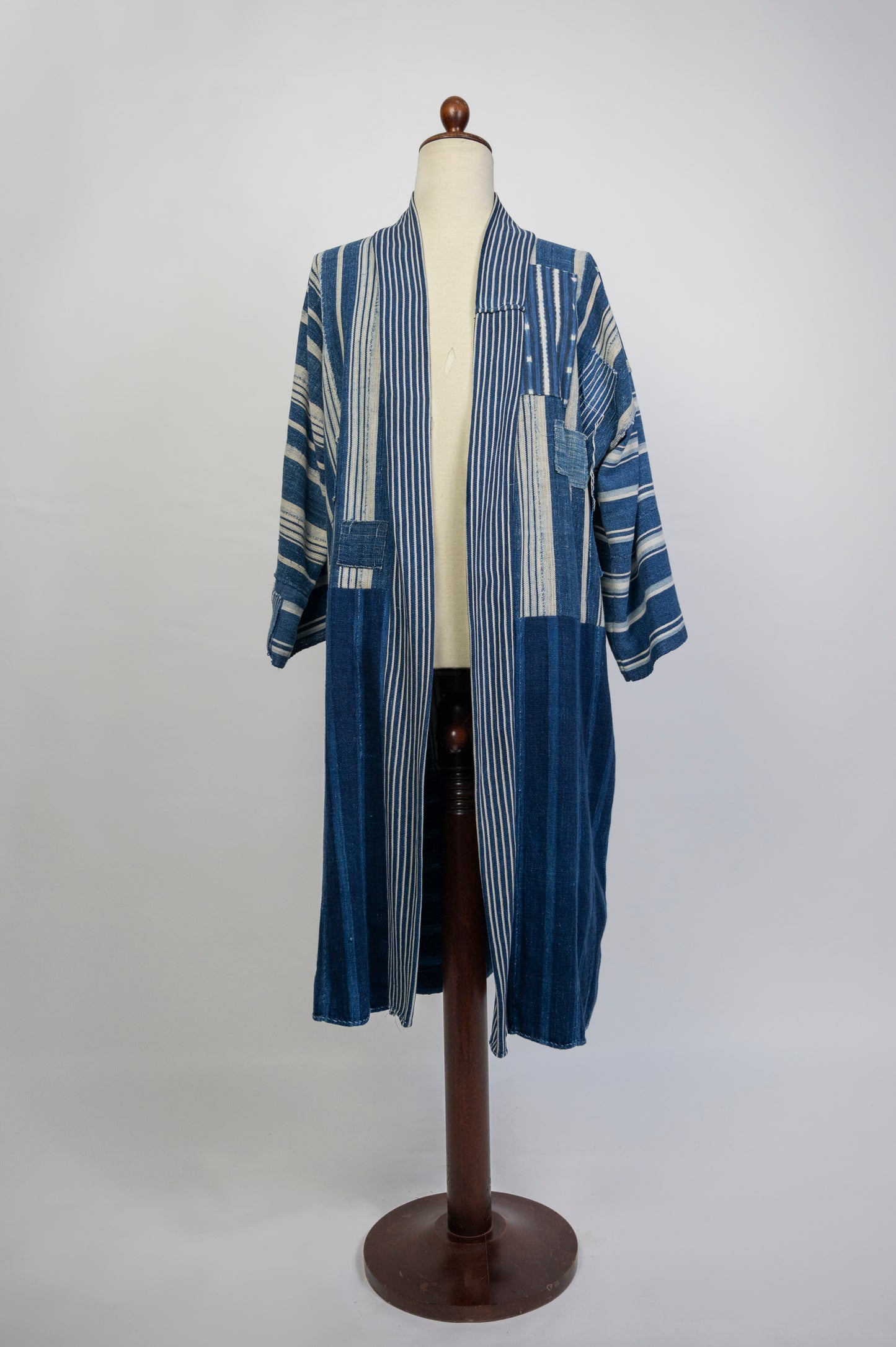 Vintage Bold Striped Kimono