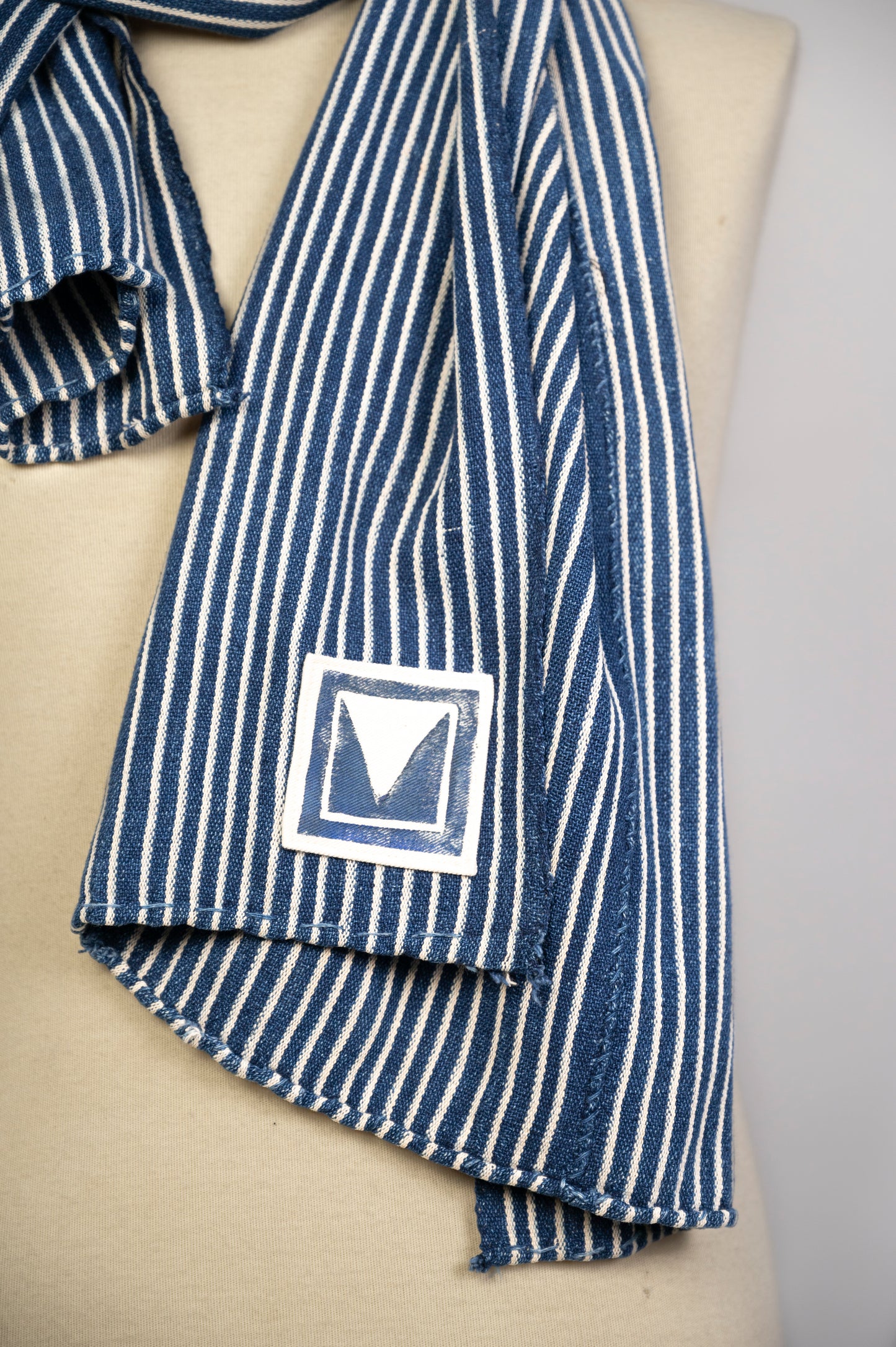 Bold striped scarf