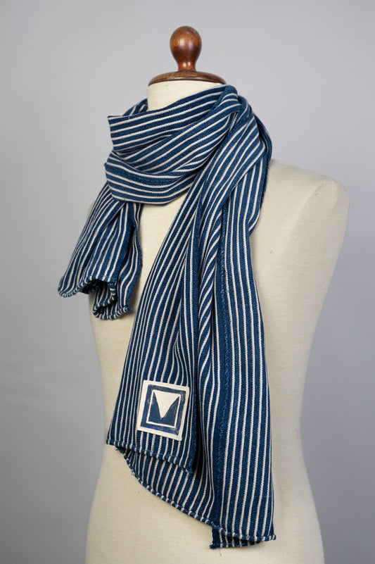 Bold striped scarf