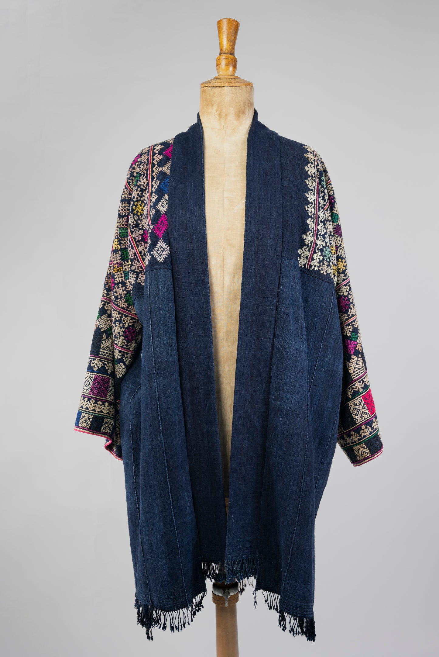Embroidered Swastika kimono