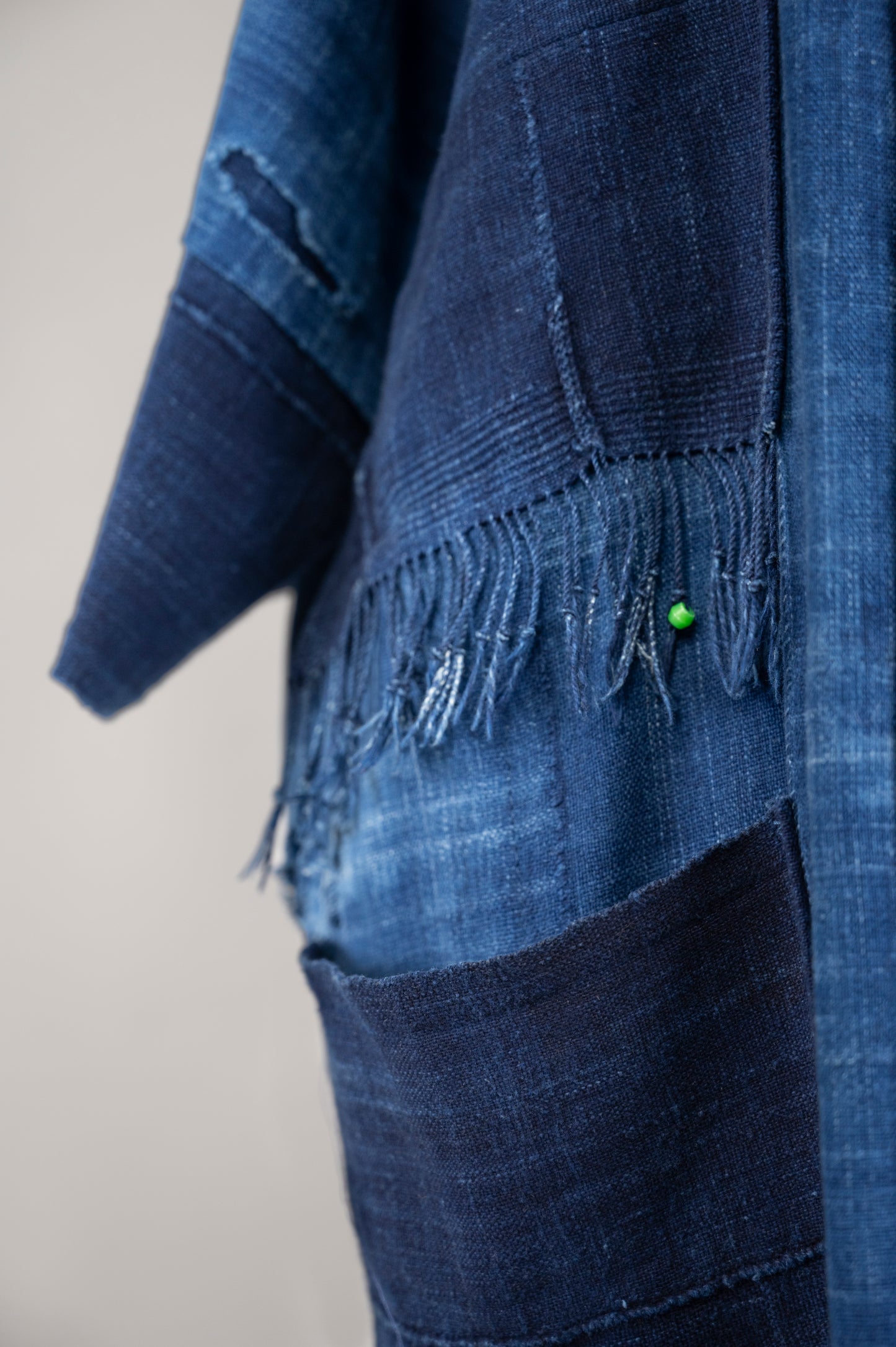 Distressed Vintage Indigo kimono