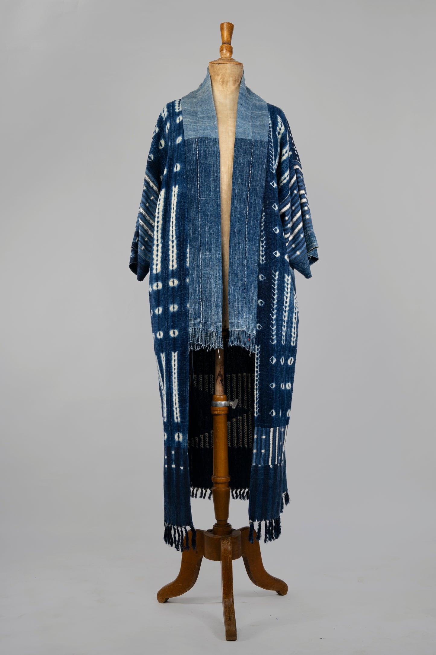 Patchworked Vintage Indigo Kimono