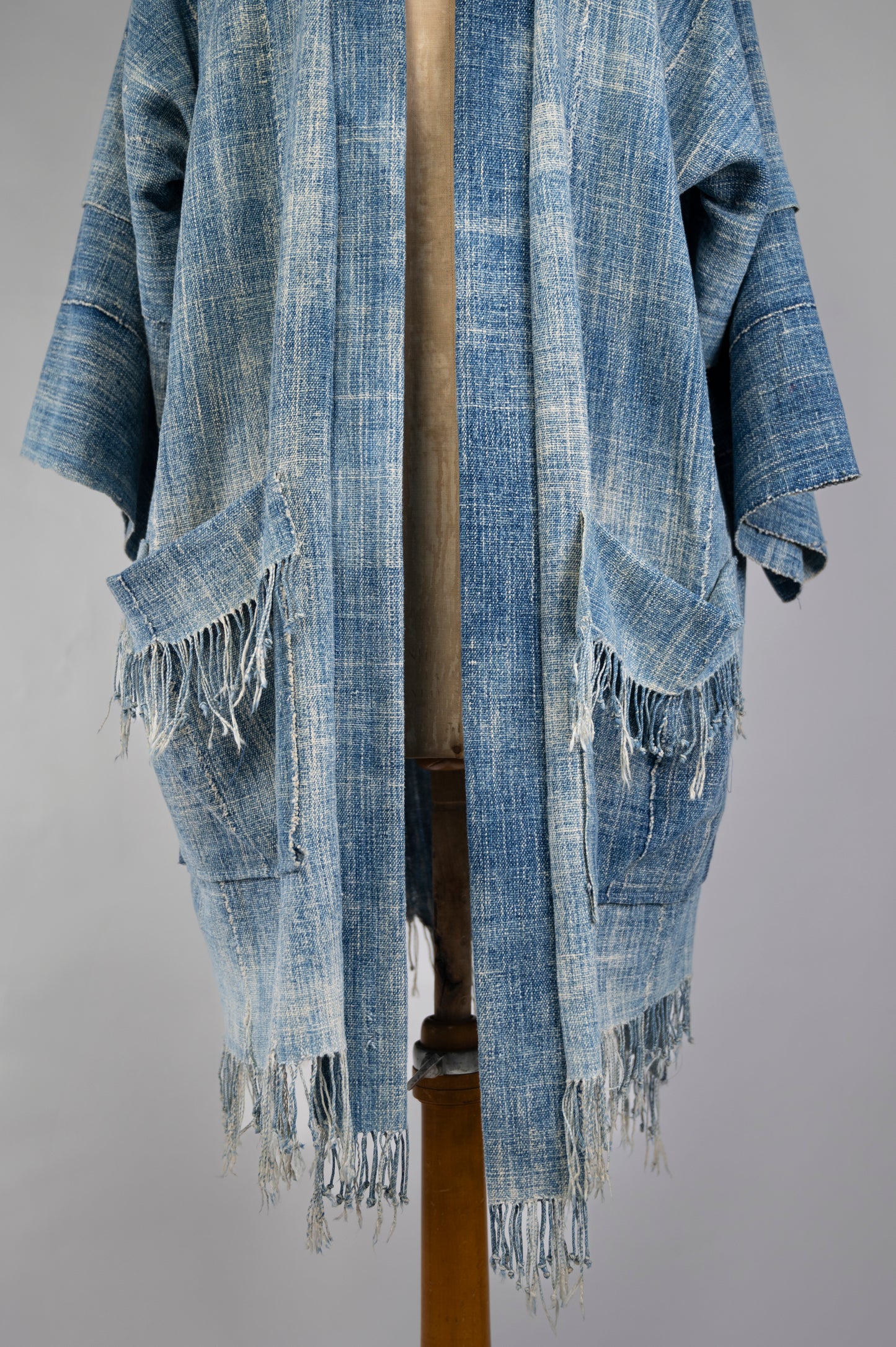 Light Blue Vintage Indigo Kimono