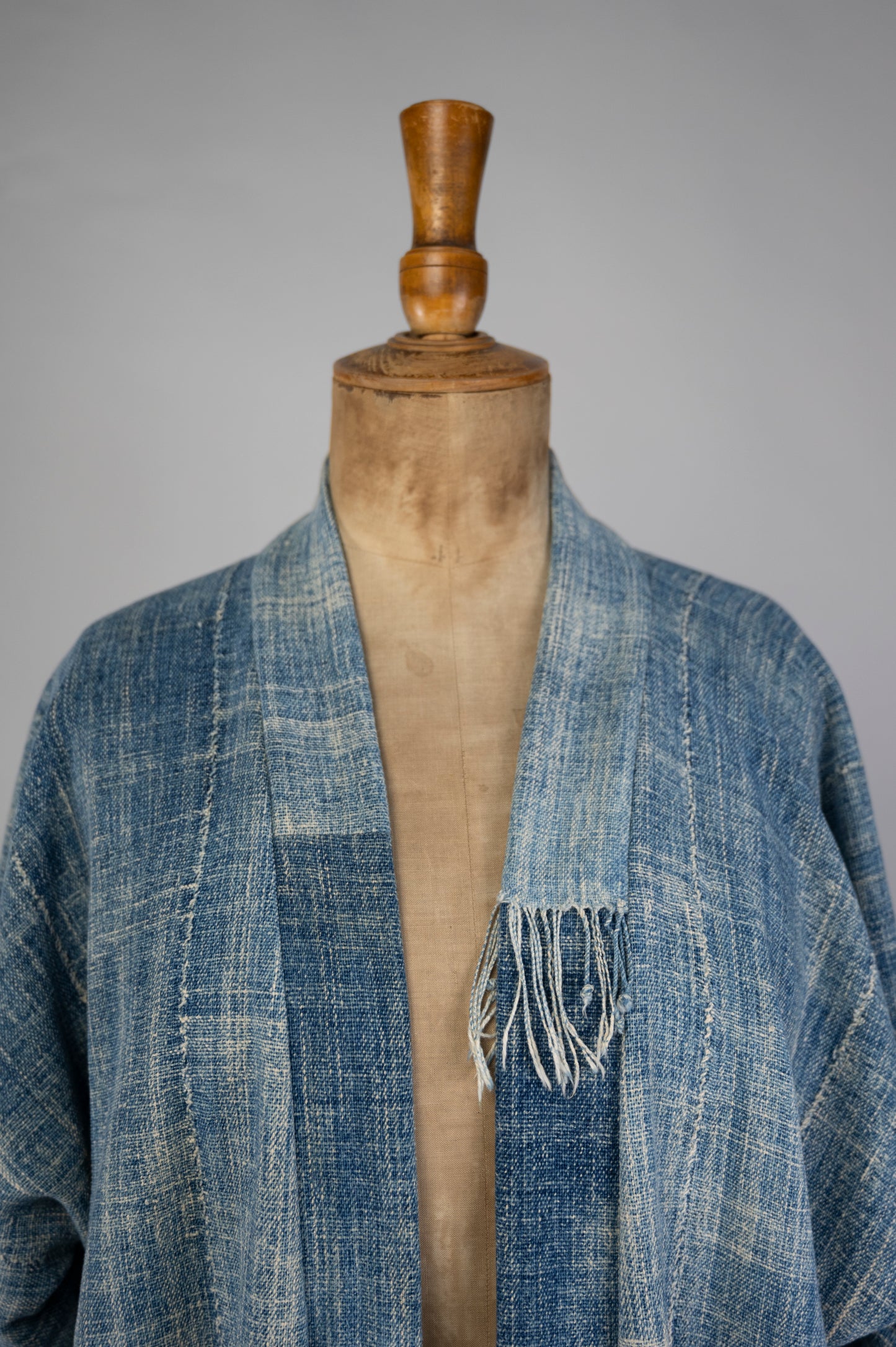 Light Blue Vintage Indigo Kimono
