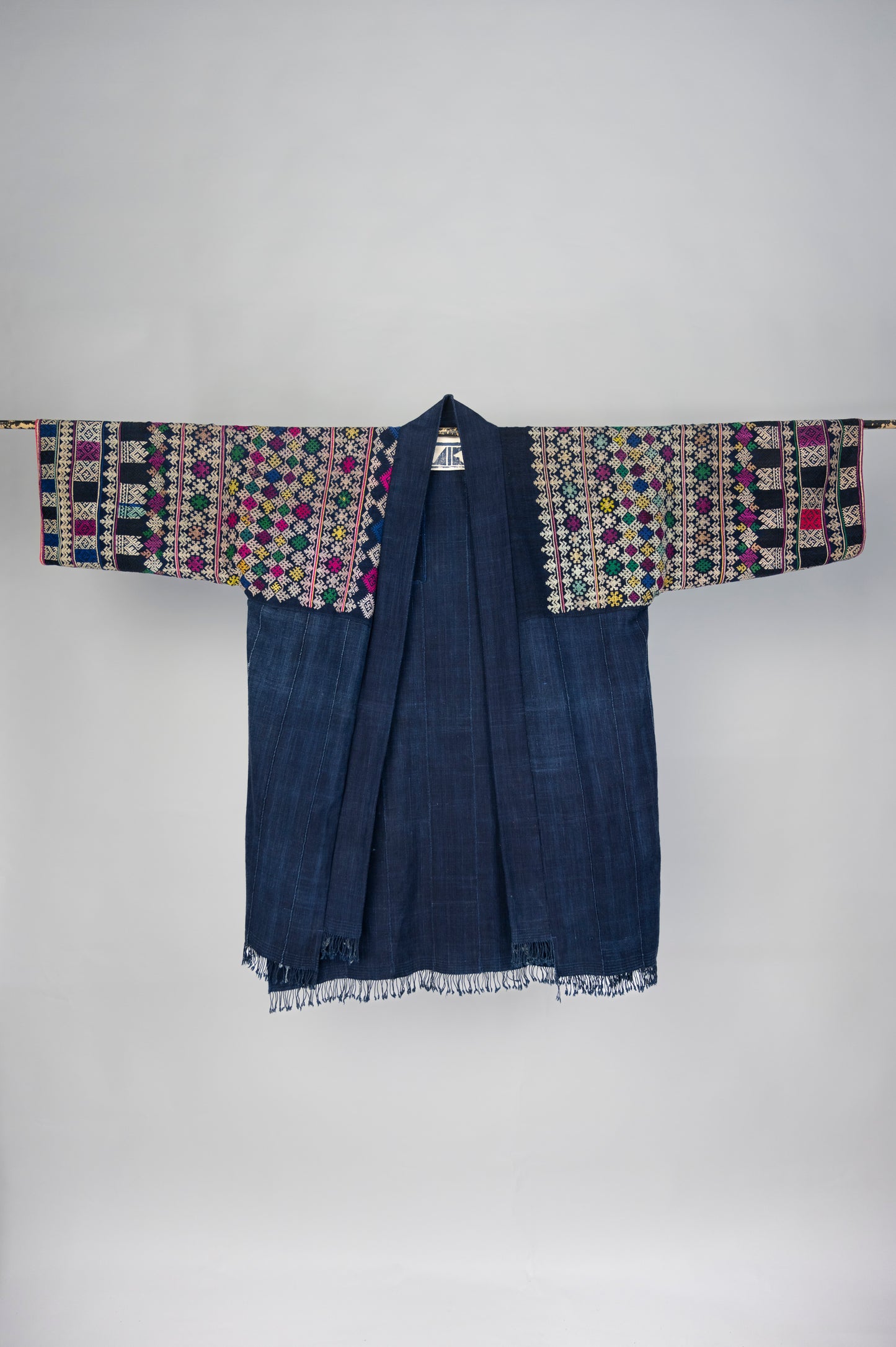 Embroidered Swastika kimono