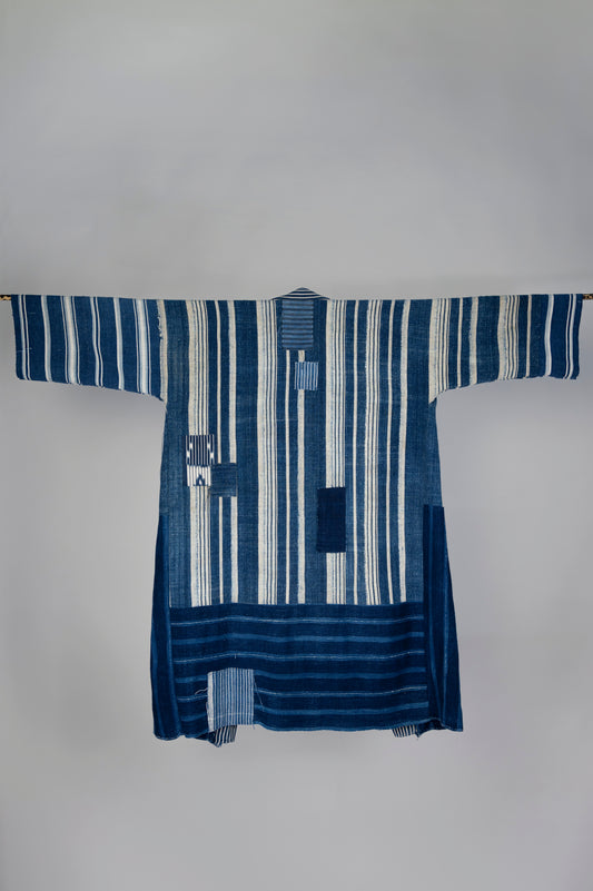 Vintage Bold Striped Kimono