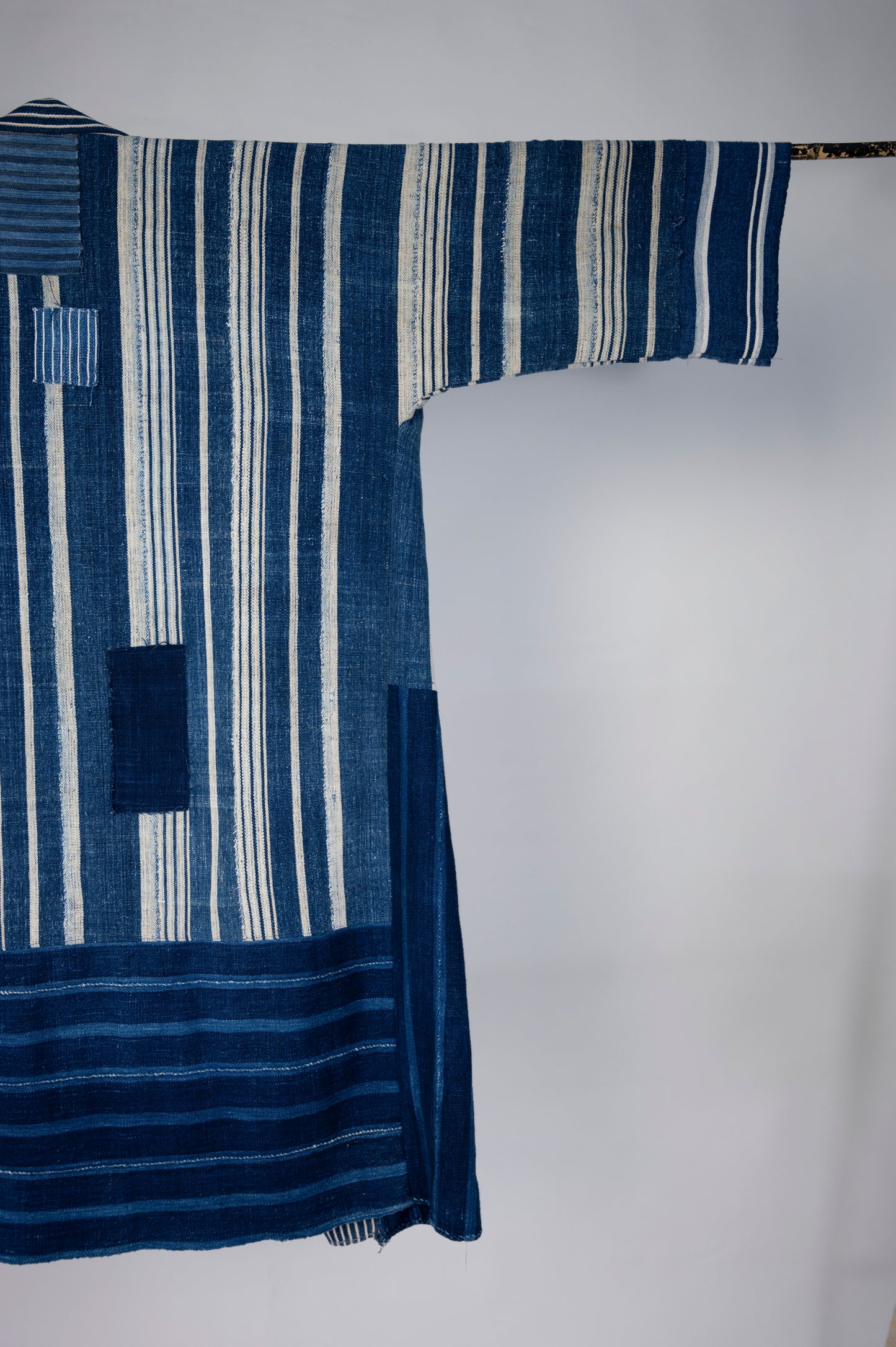 Vintage Bold Striped Kimono